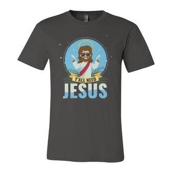 Yall Need Jesus Faith God Jersey T-Shirt | Mazezy