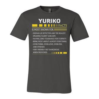 Yuriko Name Gift Yuriko Facts Unisex Jersey Short Sleeve Crewneck Tshirt - Seseable