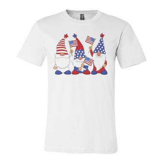 4Th Of July 2022 Patriotic Gnomes American Usa Jersey T-Shirt | Mazezy