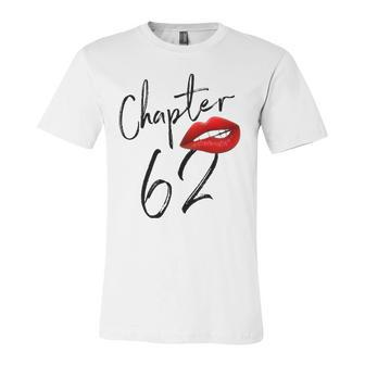 62 Years Old 62Nd Birthday Chapter 62 Happy Birthday Jersey T-Shirt | Mazezy
