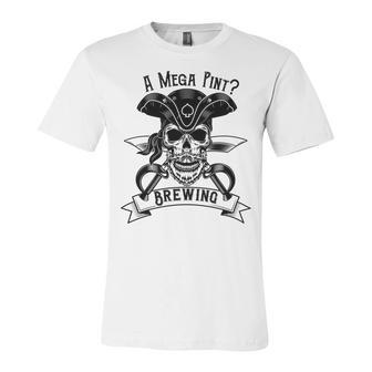 A Mega Pint Brewing Pirate Of The Mega Pint Unisex Jersey Short Sleeve Crewneck Tshirt | Favorety AU