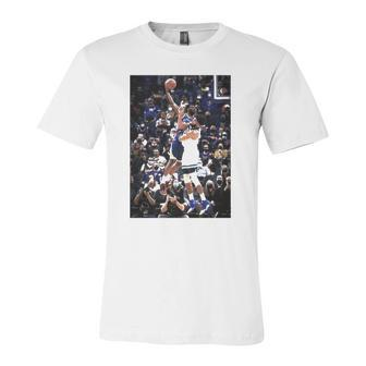 Andrew Wiggins Posterized Karl-Anthony Towns Basketball Lovers Jersey T-Shirt | Mazezy