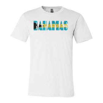 Bahamas Trip Bahamian Flag Vacation Tourist Jersey T-Shirt | Mazezy