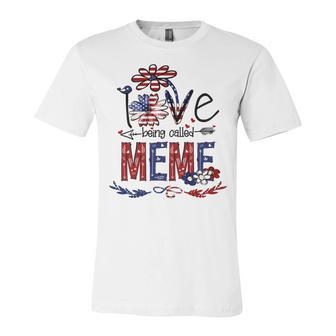 Being Called Meme Sunflower Usa Flag 684 Shirt Unisex Jersey Short Sleeve Crewneck Tshirt | Favorety UK