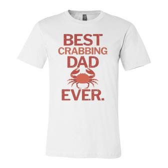Best Crabbing Dad Ever Crab Fishing Jersey T-Shirt | Mazezy