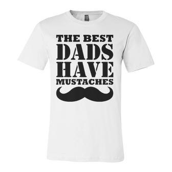 The Best Dads Have Mustaches Father Daddy Jersey T-Shirt | Mazezy UK