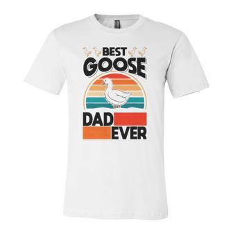 Best Goose Dad Ever Geese Goose Farmer Goose Jersey T-Shirt | Mazezy UK