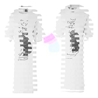 Bisexual Cat Lgbt-Q Pride Cute Kitten Kitty Proud Ally Jersey T-Shirt | Mazezy