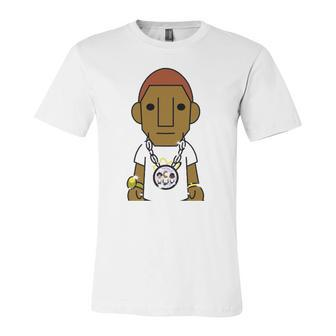 Bling Black Gangster Man Style Jersey T-Shirt | Mazezy
