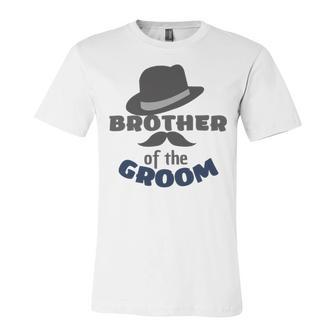 Brother Of The Groom Matching Bridal Party For Family Unisex Jersey Short Sleeve Crewneck Tshirt | Favorety