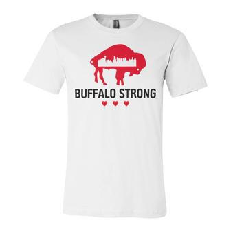 Buffalo Strong Pray For Buffalo Buffalo Strong Unisex Jersey Short Sleeve Crewneck Tshirt | Favorety UK