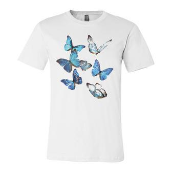 Butterfly Lover Lepidoptera Entomology Butterfly Jersey T-Shirt | Mazezy