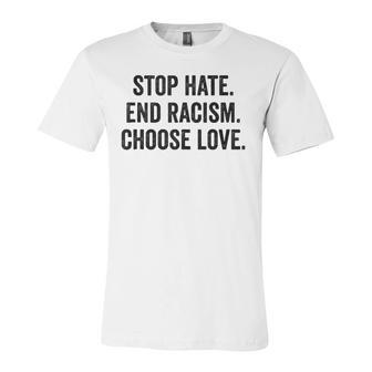 Choose Love Buffalo Stop Hate End Racism Choose Love Jersey T-Shirt | Mazezy