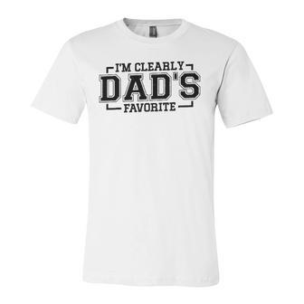 Im Clearly Dads Favorite Favorite Child And Favorite Son Jersey T-Shirt | Mazezy