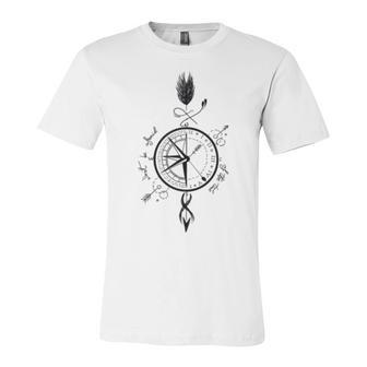 Compass Travel Lover Unisex Jersey Short Sleeve Crewneck Tshirt | Favorety DE