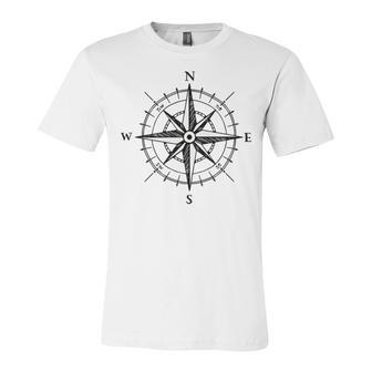 Compass Unisex Jersey Short Sleeve Crewneck Tshirt | Favorety CA