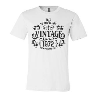 Copy Of 50Th Birthday Born 1972 Vintage Unisex Jersey Short Sleeve Crewneck Tshirt - Monsterry DE