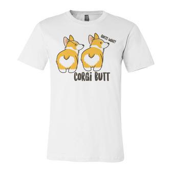 Corgi Set Sticker Design Funny Corgi Set Stickers Unisex Jersey Short Sleeve Crewneck Tshirt | Favorety AU