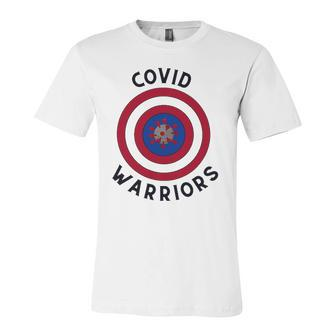 Covid Warriors Healthcare And Essential Worker Jersey T-Shirt | Mazezy