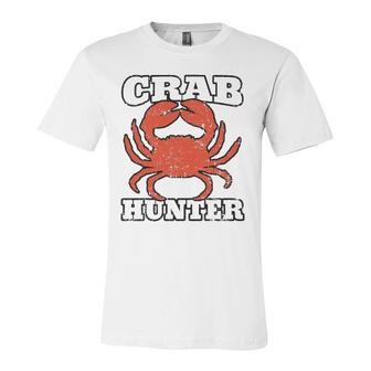 Crab Hunter Seafood Hunting Crabbing Lover Claws Shellfish Jersey T-Shirt | Mazezy