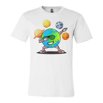 Dabbing Earth Day Unisex Jersey Short Sleeve Crewneck Tshirt | Favorety AU