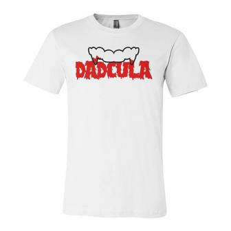 Dadcula Dracula Vampire Vampire Costume Fathers Jersey T-Shirt | Mazezy