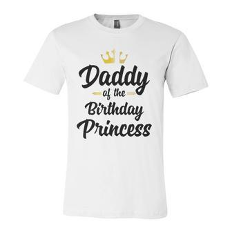 Daddy Of The Birthday Princess Matching Birthday Jersey T-Shirt | Mazezy