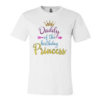 Daddy Of The Birthday Princess Matching Raglan Baseball Tee Jersey T-Shirt | Mazezy CA