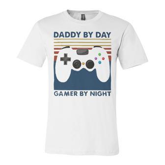 Daddy By Day Gamer By Night 250 Shirt Unisex Jersey Short Sleeve Crewneck Tshirt | Favorety AU