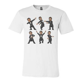 Dancing Abraham Lincoln 4Th Of July Boys Girls Kids Jersey T-Shirt | Mazezy