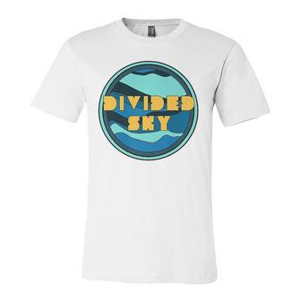 Divided Sky Indoor And Outdoor Dining Jersey T-Shirt | Mazezy