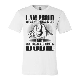 Dodie Grandpa Gift Nothing Beats Being A Dodie Unisex Jersey Short Sleeve Crewneck Tshirt - Seseable
