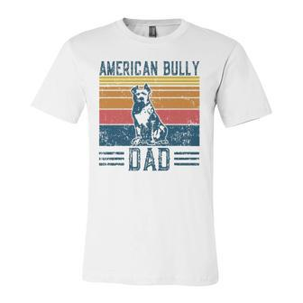Dog Bully Pit Bull Dad Vintage American Bully Dad Jersey T-Shirt | Mazezy