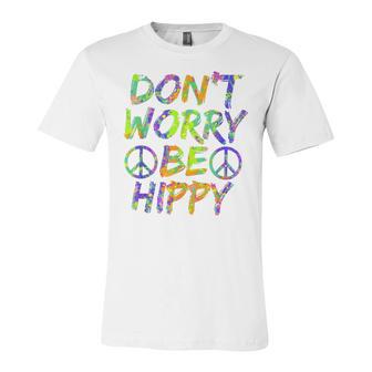 Donut Worry Be Happy Unisex Jersey Short Sleeve Crewneck Tshirt | Favorety DE