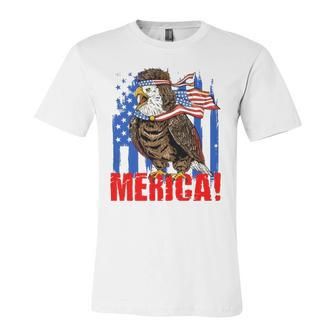 Eagle American Flag Usa Flag Mullet Eagle 4Th Of July Merica Jersey T-Shirt