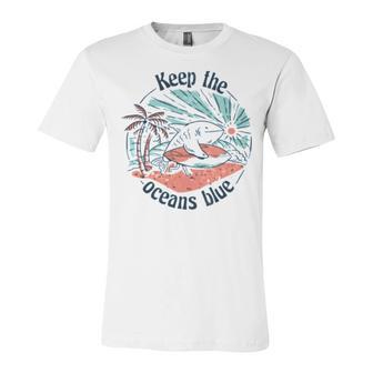 Environmentalist Keep The Oceans Blue Unisex Jersey Short Sleeve Crewneck Tshirt | Favorety DE