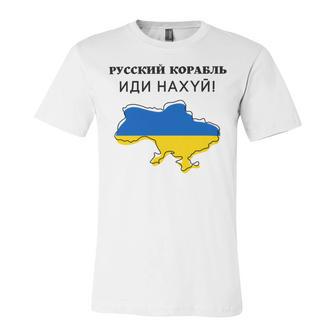 Flag Map Russian Warship Go F Unisex Jersey Short Sleeve Crewneck Tshirt | Favorety