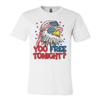 You Free Tonight Bald Eagle Mullet American Flag 4Th Of July V2 Jersey T-Shirt