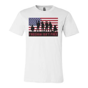 Freedom Isnt Free 4Th Of July America Jersey T-Shirt | Mazezy