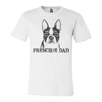 Frenchie Dad French Bulldog Dog Lover Funny Men 605 Trending Shirt Unisex Jersey Short Sleeve Crewneck Tshirt | Favorety UK