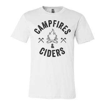 Funny Campfires Ciders Camping 58 Shirt Unisex Jersey Short Sleeve Crewneck Tshirt | Favorety DE