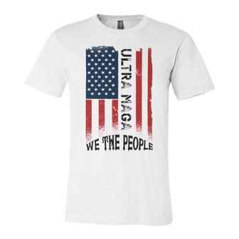 Funny Ultra Maga Vintage American Flag Ultramaga Retro Unisex Jersey Short Sleeve Crewneck Tshirt | Favorety UK