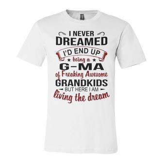 G Ma Grandma Gift G Ma Of Freaking Awesome Grandkids Unisex Jersey Short Sleeve Crewneck Tshirt - Seseable
