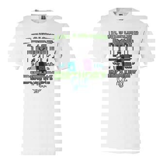 Gamer Dad Of The Birthday Girl Level 9 Unlocked Jersey T-Shirt | Mazezy