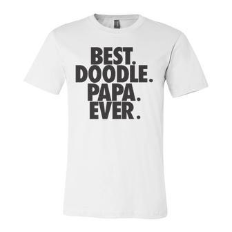 Goldendoodle Papa Best Doodle Papa Ever Dog Lover Jersey T-Shirt | Mazezy