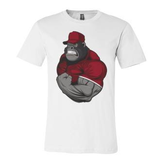 Gorilla Muscle Unisex Jersey Short Sleeve Crewneck Tshirt | Favorety CA