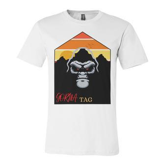 Gorilla Tag Pfp Maker Gorilla Tag Mountain Unisex Jersey Short Sleeve Crewneck Tshirt - Monsterry DE