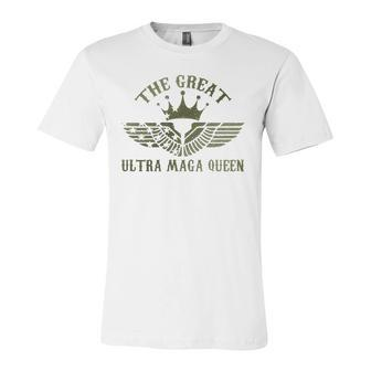 The Great Ultra Maga Queen Jersey T-Shirt | Mazezy