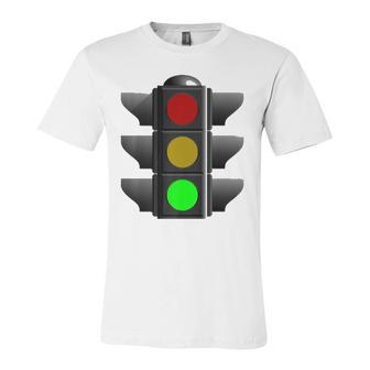 Green Traffic Light Signal Stop Caution Go Jersey T-Shirt | Mazezy