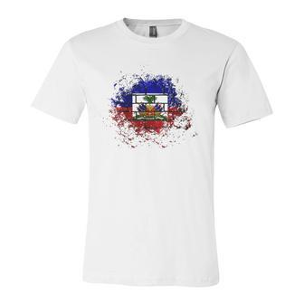 Haiti Haitian Flag Day Proud Country Love Ayiti Jersey T-Shirt | Mazezy